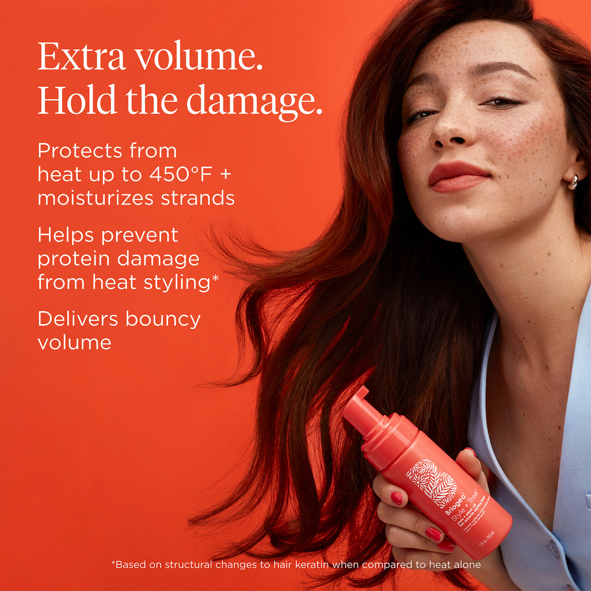 Style + Treat™ Yuzu + Plum Oil Hair Styling Texture Foam