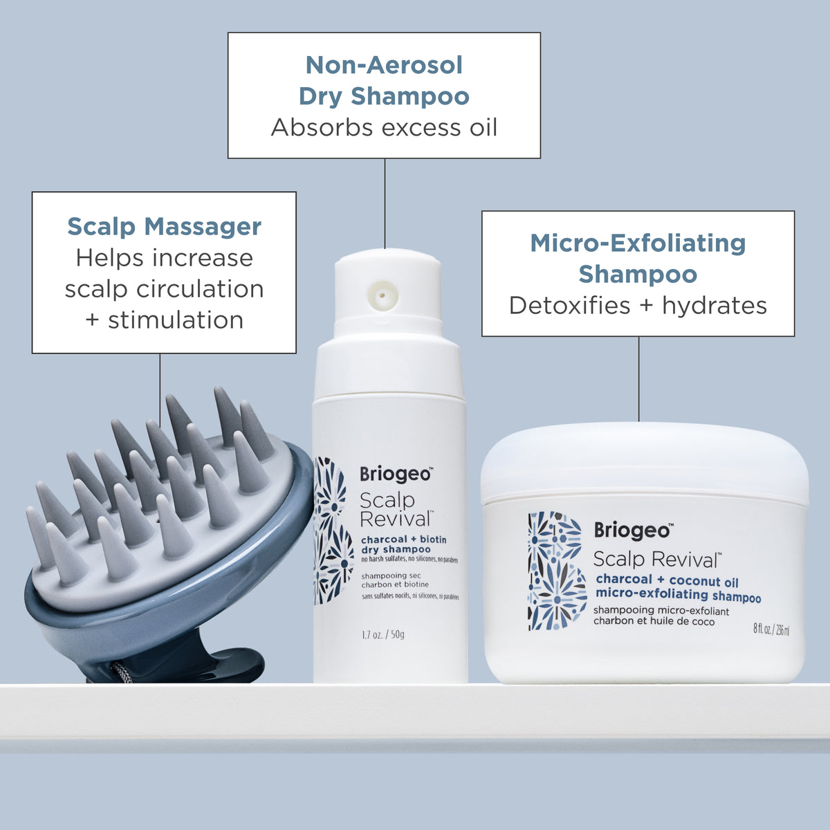 Scalp Care Essentials Featuring Scalp Revival™