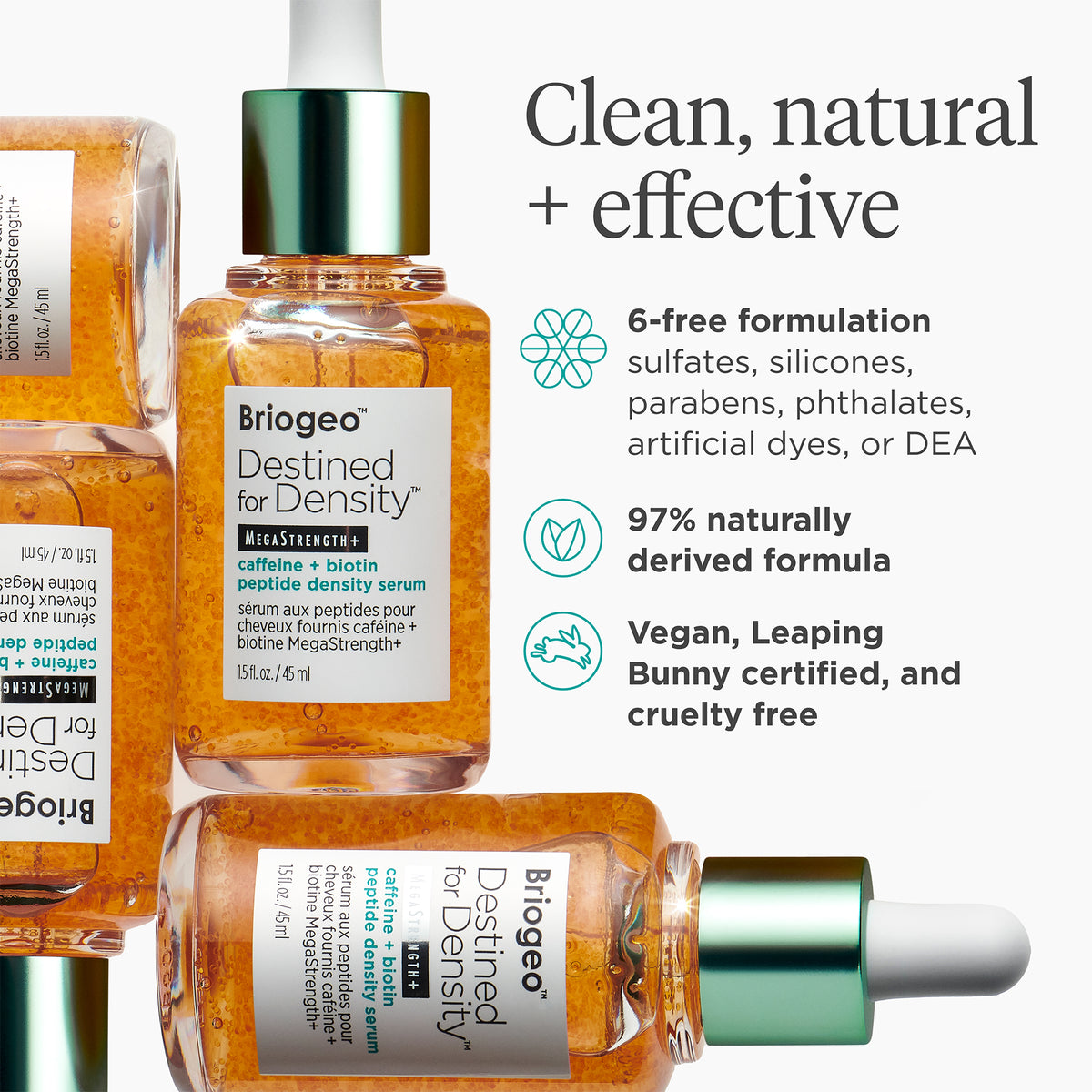 Destined For Density™ MegaStrength+ Caffeine + Biotin Peptide Density Serum