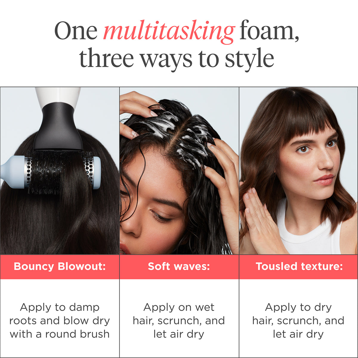 Style + Treat™ Yuzu + Plum Oil Hair Styling Texture Foam