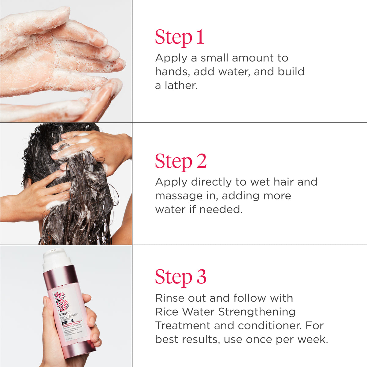 Don't Despair, Repair!™ Rich Rice Water Shampoo Concentrate with Key