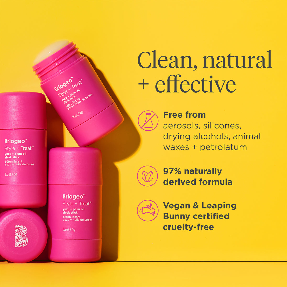 Style + Treat™ Yuzu + Plum Oil Hair Styling Sleek Stick