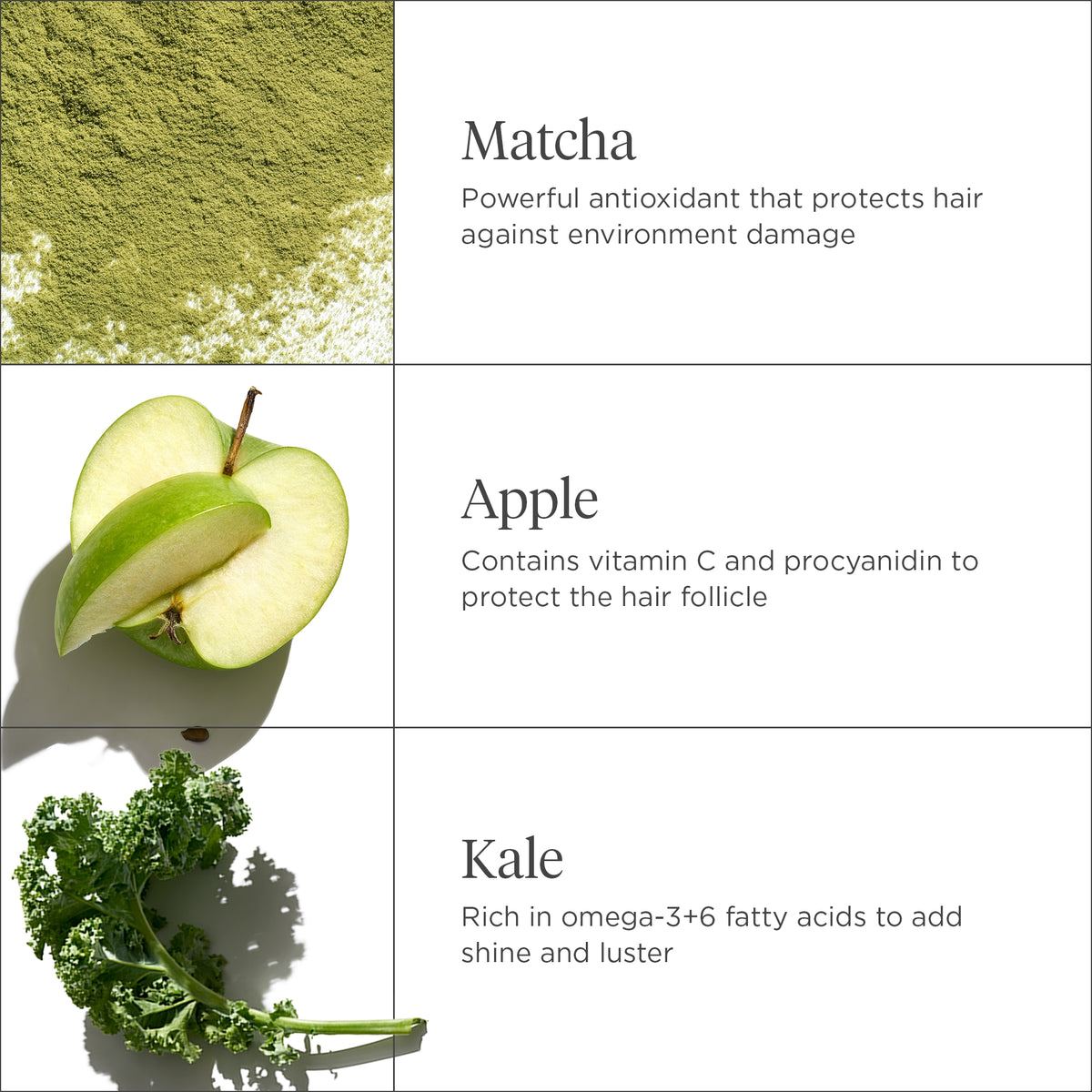 Superfoods Matcha + Apple Replenishing Hair Pack