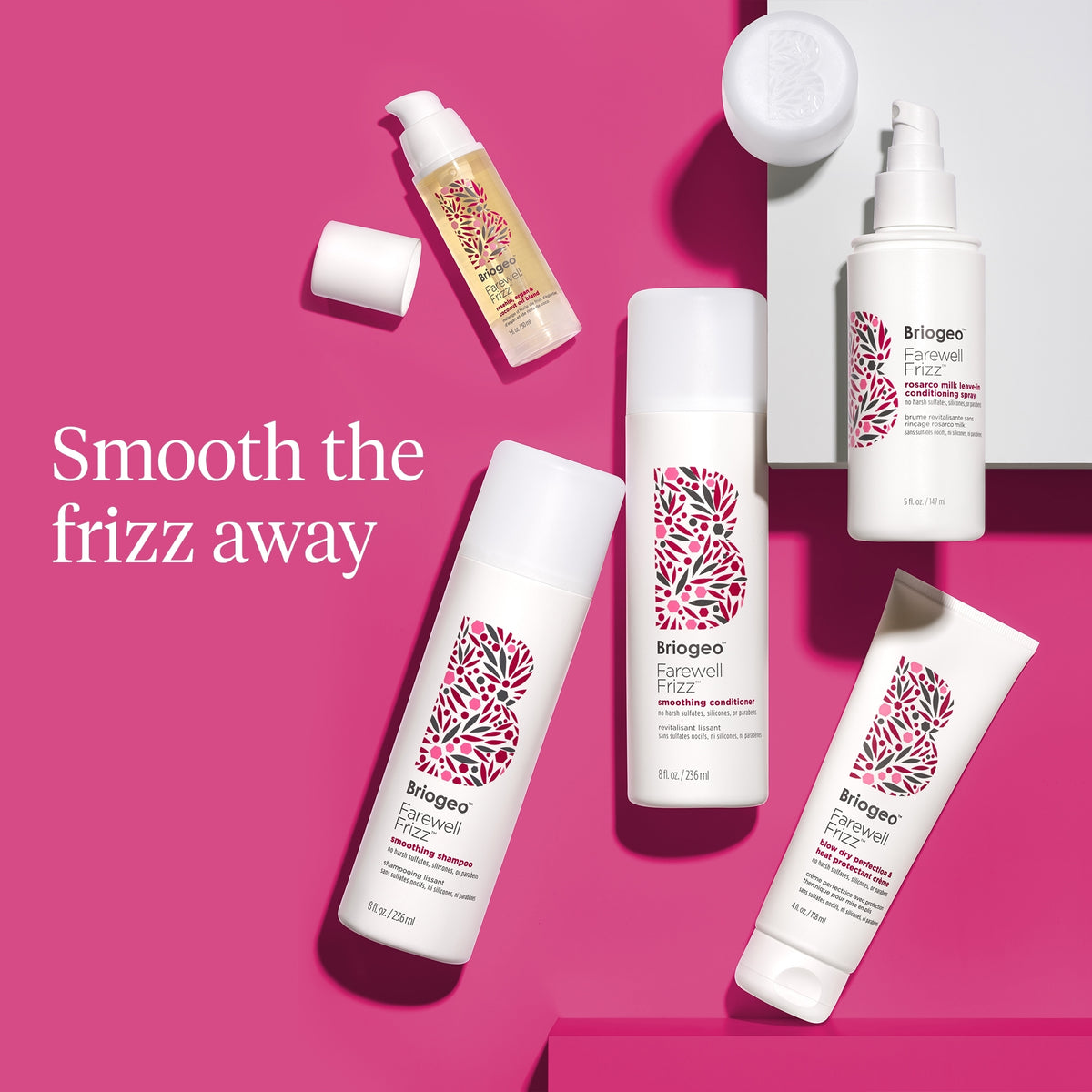 Farewell Frizz Rosehip, Argan & Coconut Oil Blend