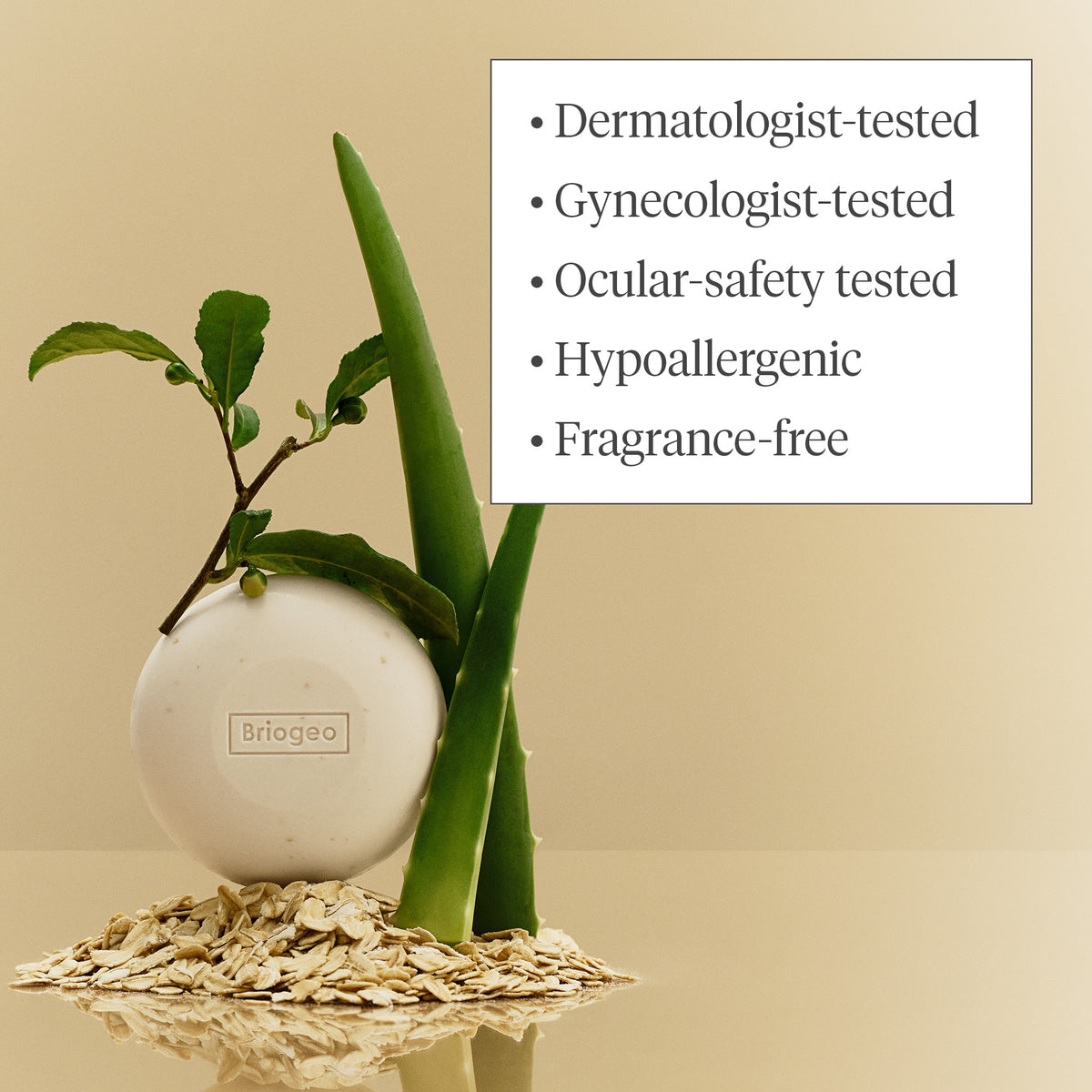 Be Gentle, Be Kind ™ Aloe + Oat Milk Ultra Soothing 3-in-1 Cleansing Bar for Hair, Face + Body