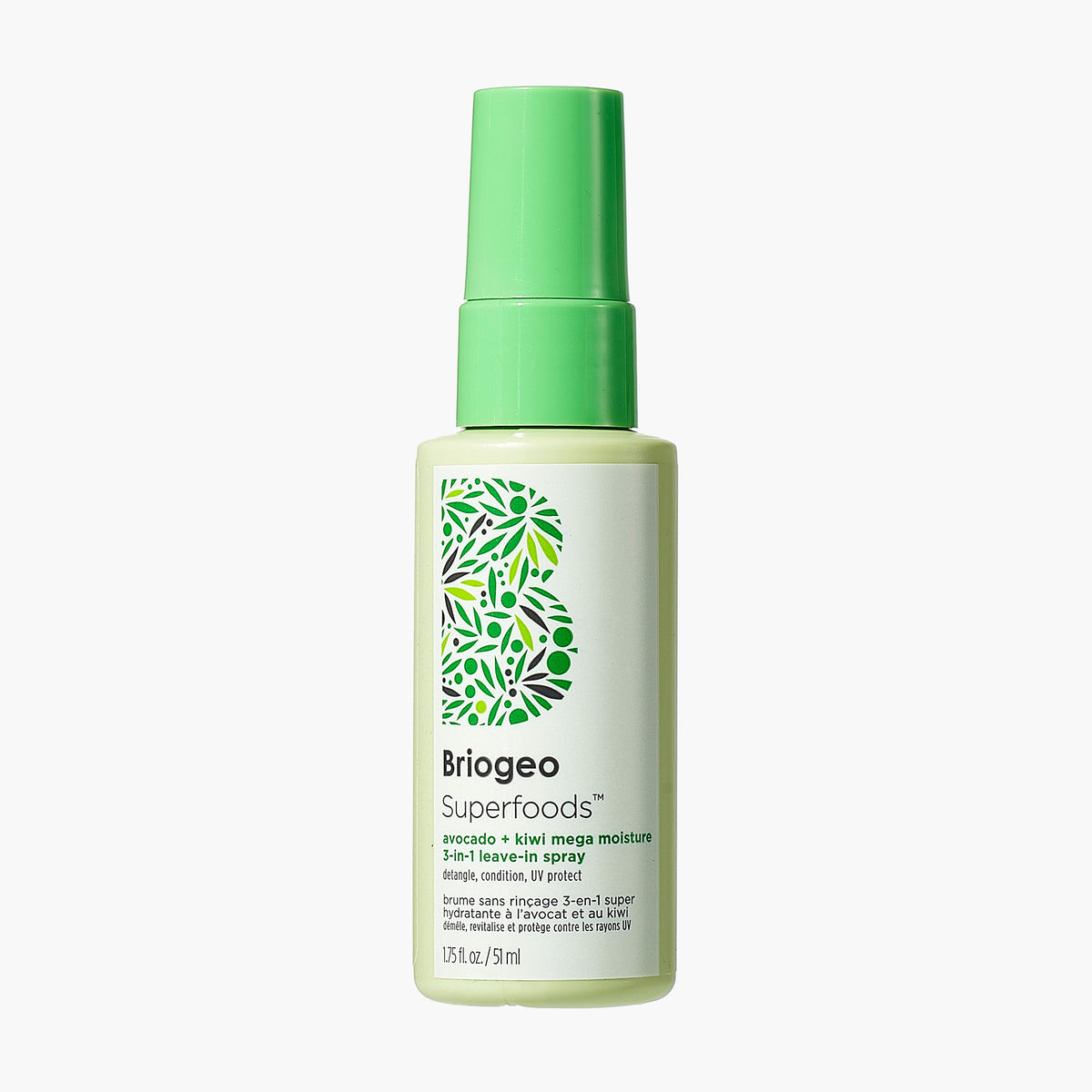 Briogeo Superfoods™ Avocado + Kiwi Mega Moisture 3-in-1 Leave-In Spray, 1.75oz