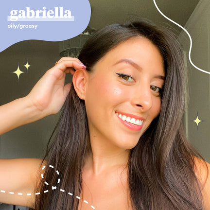 Gabriella's Mango + Cherry Superfoods Wash Routine to Balance Oil Production