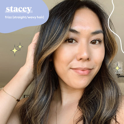 Stacey's Apple Matcha Kale Superfoods Routine for Frizzy Hair