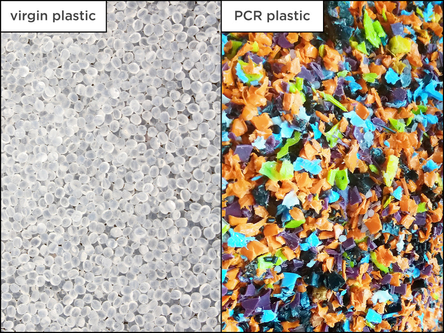 Virgin plastic vs. PCR: what's the difference?