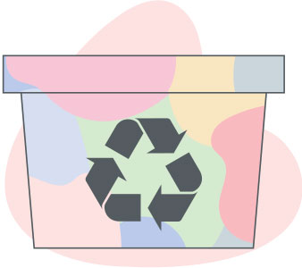 Reduce waste + recycle Image